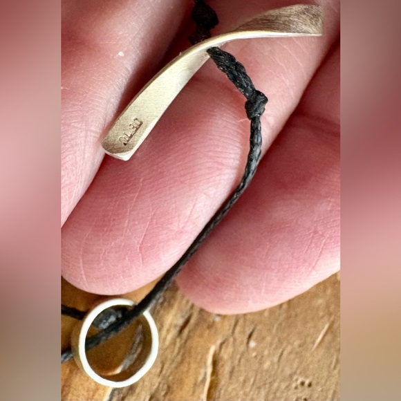 Vintage Sterling Silver Artisan handmade modern necklace stunning! OOAK! - Picture 4 of 8